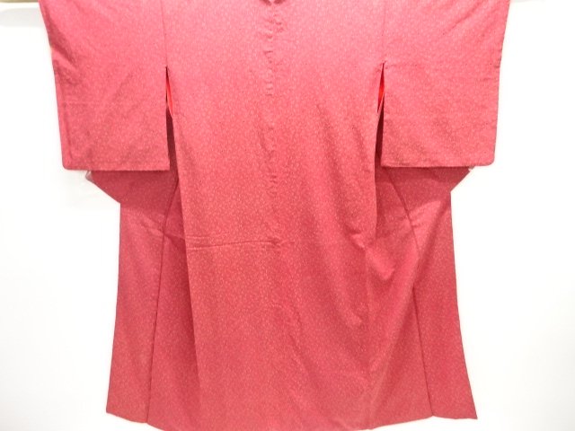 大正ロマン　花模様織出し着物